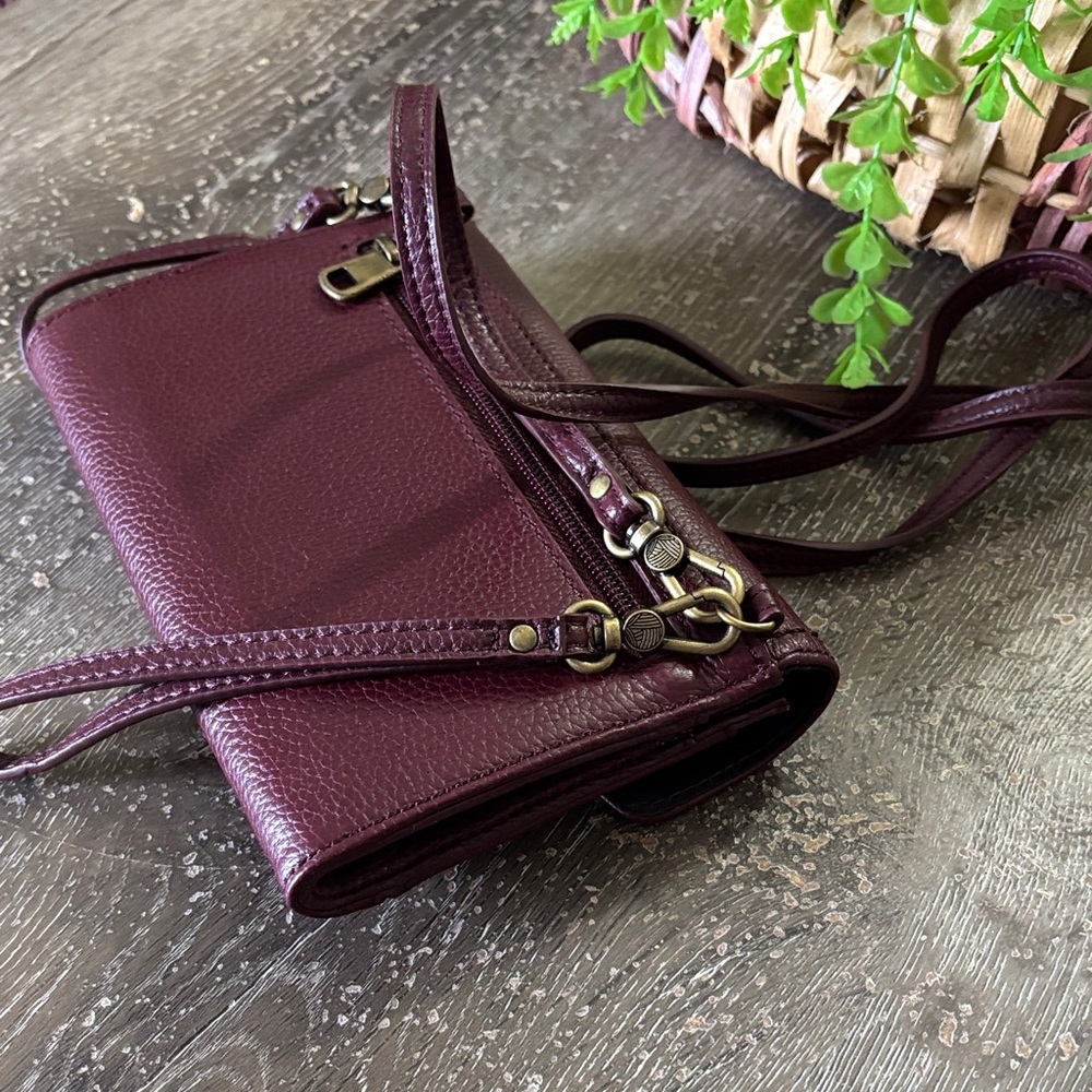 The Sak Dark Red Leather Wristlet - Picture 13 of 13